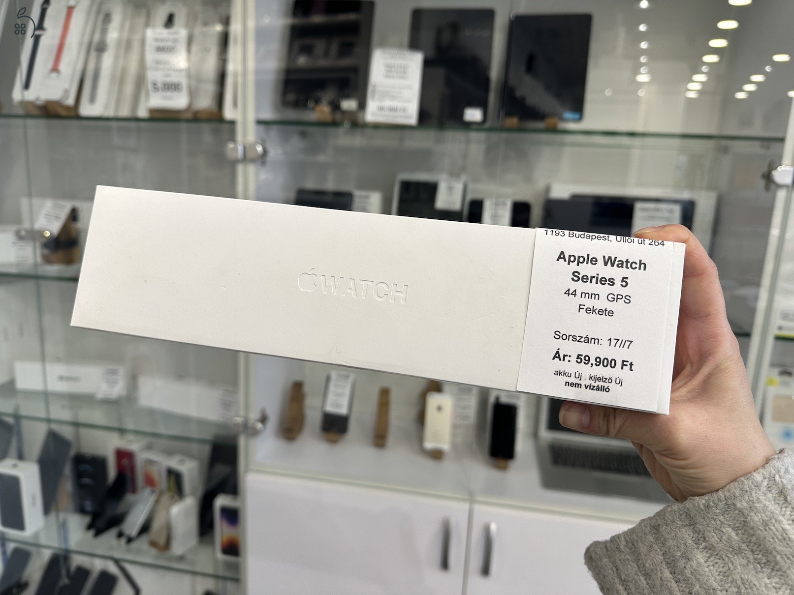 ÚJ AKKU ÚJ KIJELZŐ | Apple Watch Series 5 44 mm GPS space grey garanciával (17/17) 