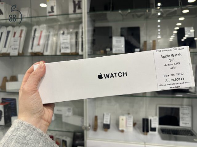 ÚJ AKKU ÚJ KIJELZŐ | Apple Watch SE 40 mm GPS gold garanciával (19/19) 