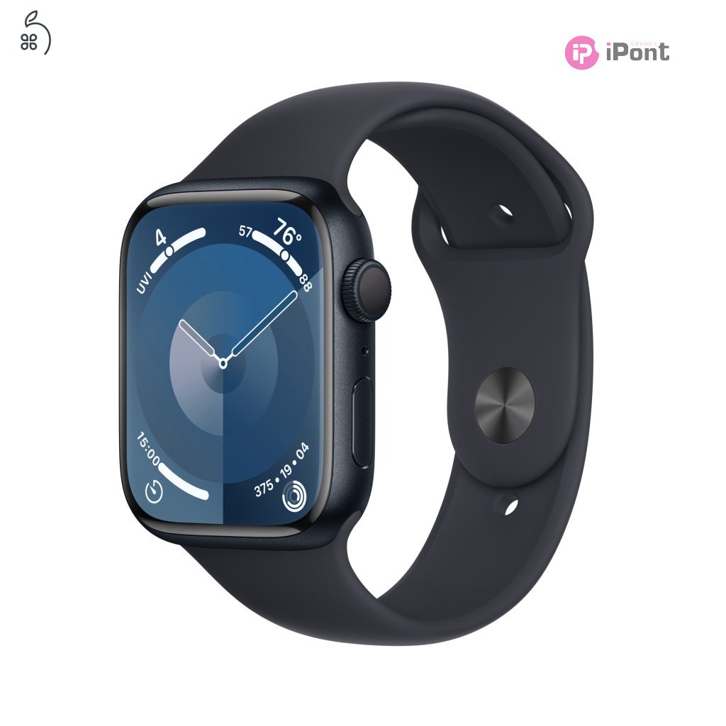 Apple Watch Series 9 45mm GPS midnight (használt, Apple garanciális)