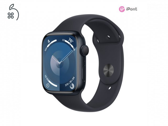 Apple Watch Series 9 45mm GPS midnight (használt, Apple garanciális)