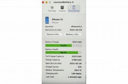 iPhone 12, 128GB, fekete, független, 90% akku, gari