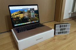 2018 Retina MacBook Air 13 / i5 1.6GHz / 8GB / 128GB SSD / Magyar / Gold /  88% Aksi / Eladó ! ! !