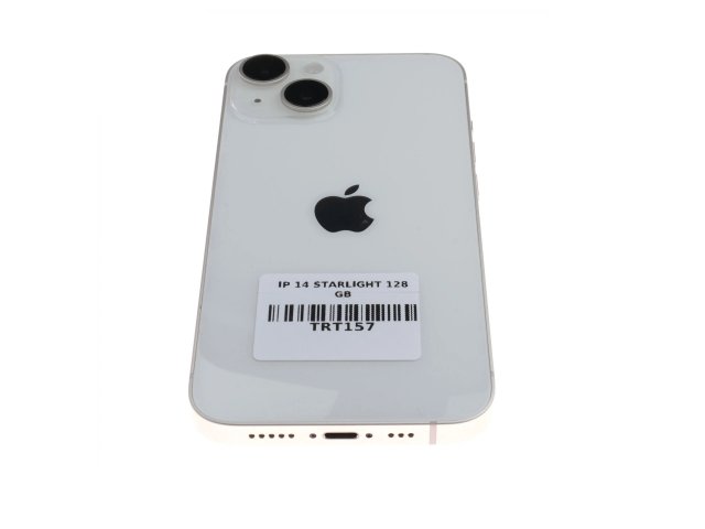 !! 1 ÉV GARANCIA !! Apple iPhone 14 128 GB Starlight 100%