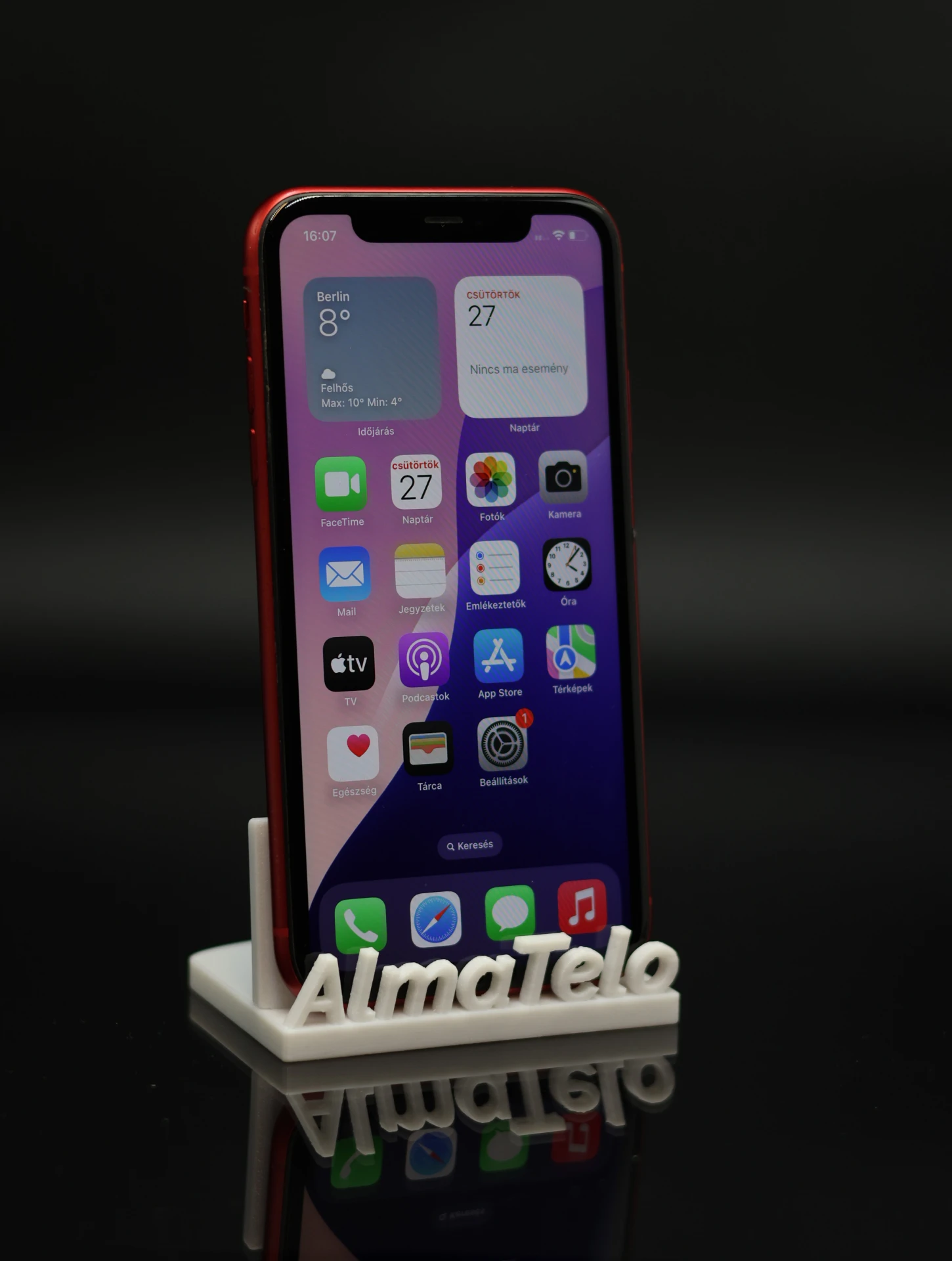 Apple iPhone 11 128 GB PRODUCT RED 100% akku - 12 HÓ GARANCIA