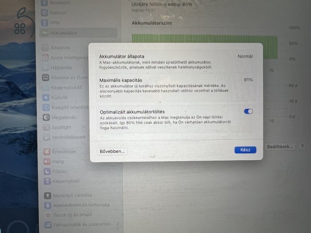 Eladó kiváló állapotban lévő MacBook Pro M1 13