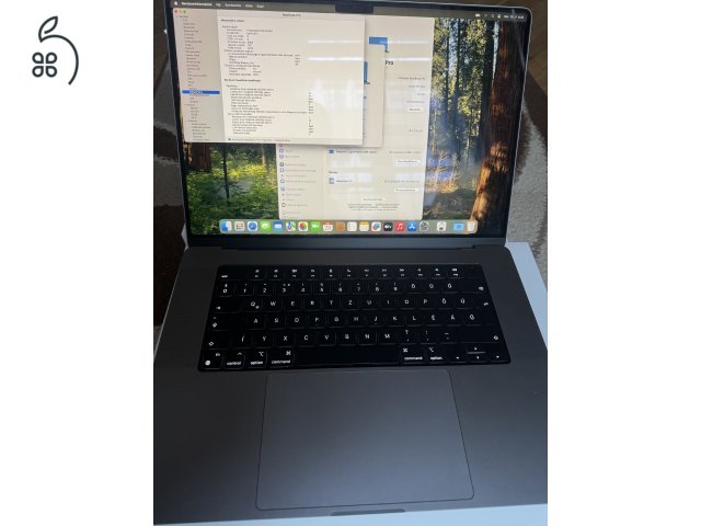 Új állapotban Macbook Pro 16' Spacegray M1 Max /64Gb ram/ 1Tb SSD CTO