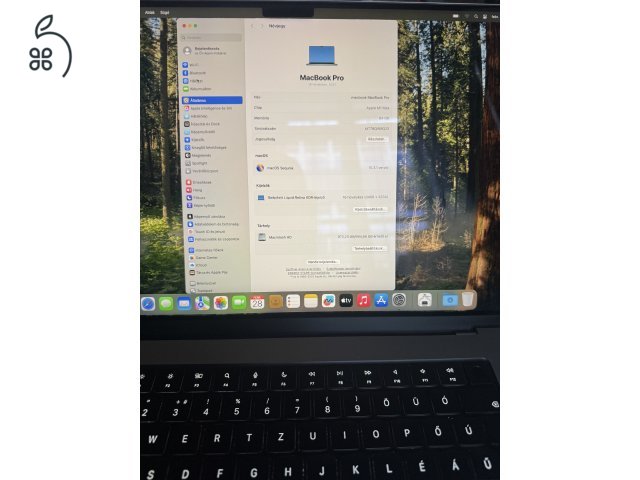 Új állapotban Macbook Pro 16' Spacegray M1 Max /64Gb ram/ 1Tb SSD CTO