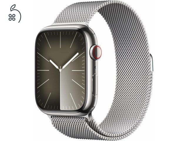 ÚJ bontatlan S9 45mm Silver Stainless steel Cellular milanese fémszíj 249.900 azonnal átvehető Deák