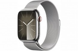 ÚJ bontatlan S9 45mm Silver Stainless steel Cellular milanese fémszíj 249.900 azonnal átvehető Deák