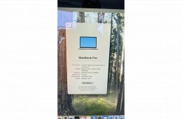 Apple Macbook Pro Touch Bar + új akkuval 6 hó garanciával + opc. extrák, doboz, összes tartozék
