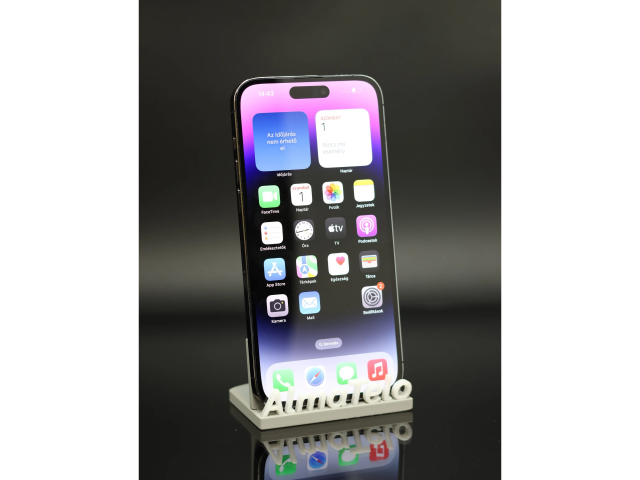 Apple iPhone 14 Pro Max 128 GB Deep Purple 100% akku - 12 HÓ GARANCIA