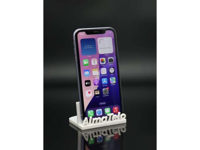 Apple iPhone 11 128 GB Purple 100% akku - 12 HÓ GARANCIA