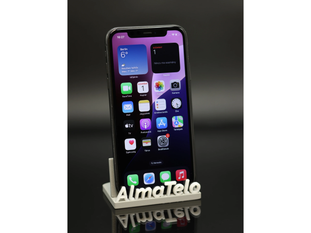 Apple iPhone 11 64 GB Black 100% akku - 12 HÓ GARANCIA