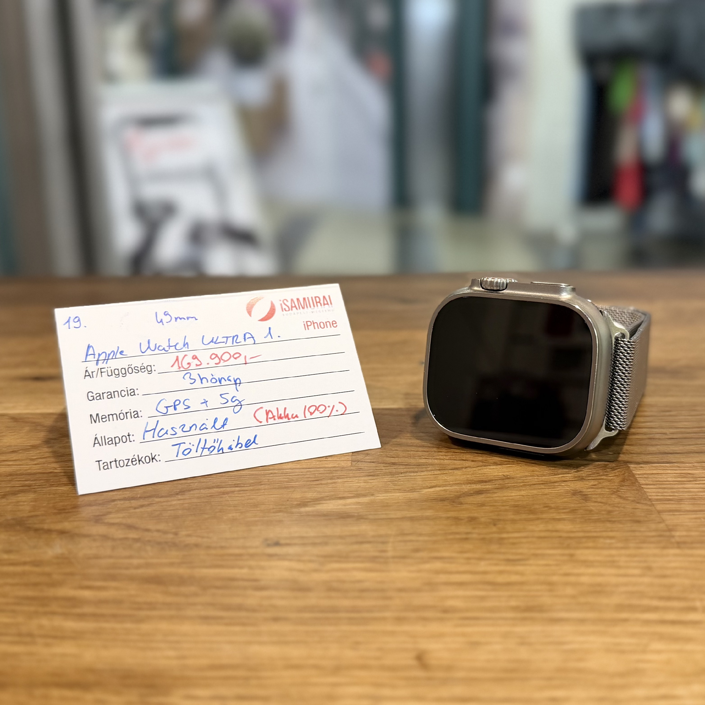 19. Apple Watch Ultra - 49 mm - GPS+LTE - Akku 100%
