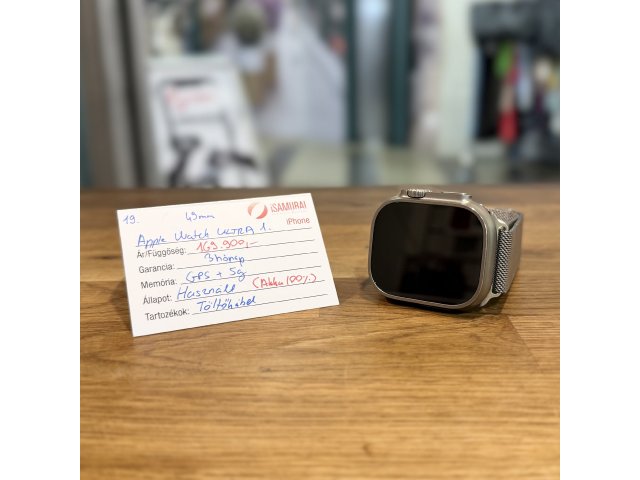 19. Apple Watch Ultra - 49 mm - GPS+LTE - Akku 100%