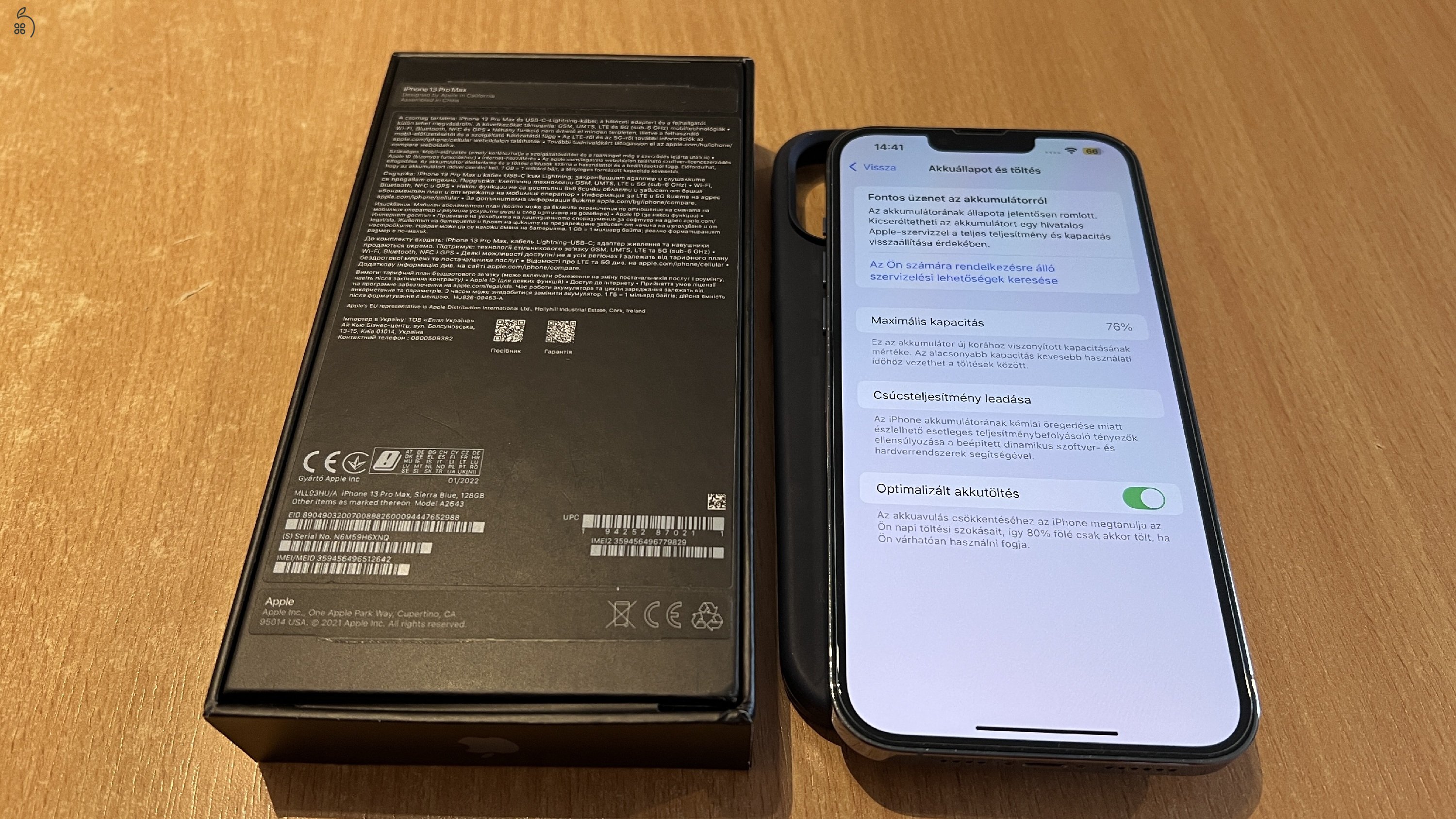 iPhone 13 Pro max 128GB Független