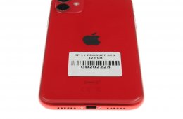 !! 1 ÉV GARANCIA !! Apple iPhone 11 128 GB PRODUCT RED 100%