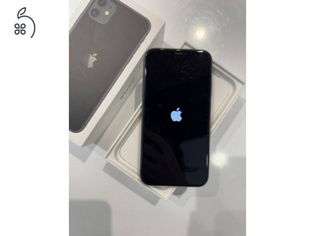 iPhone 11 fekete 128gb 95% akku