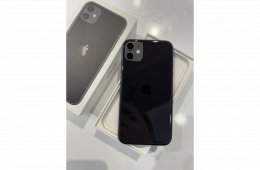 iPhone 11 fekete 128gb 95% akku