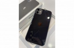 iPhone 11 fekete 128gb 95% akku