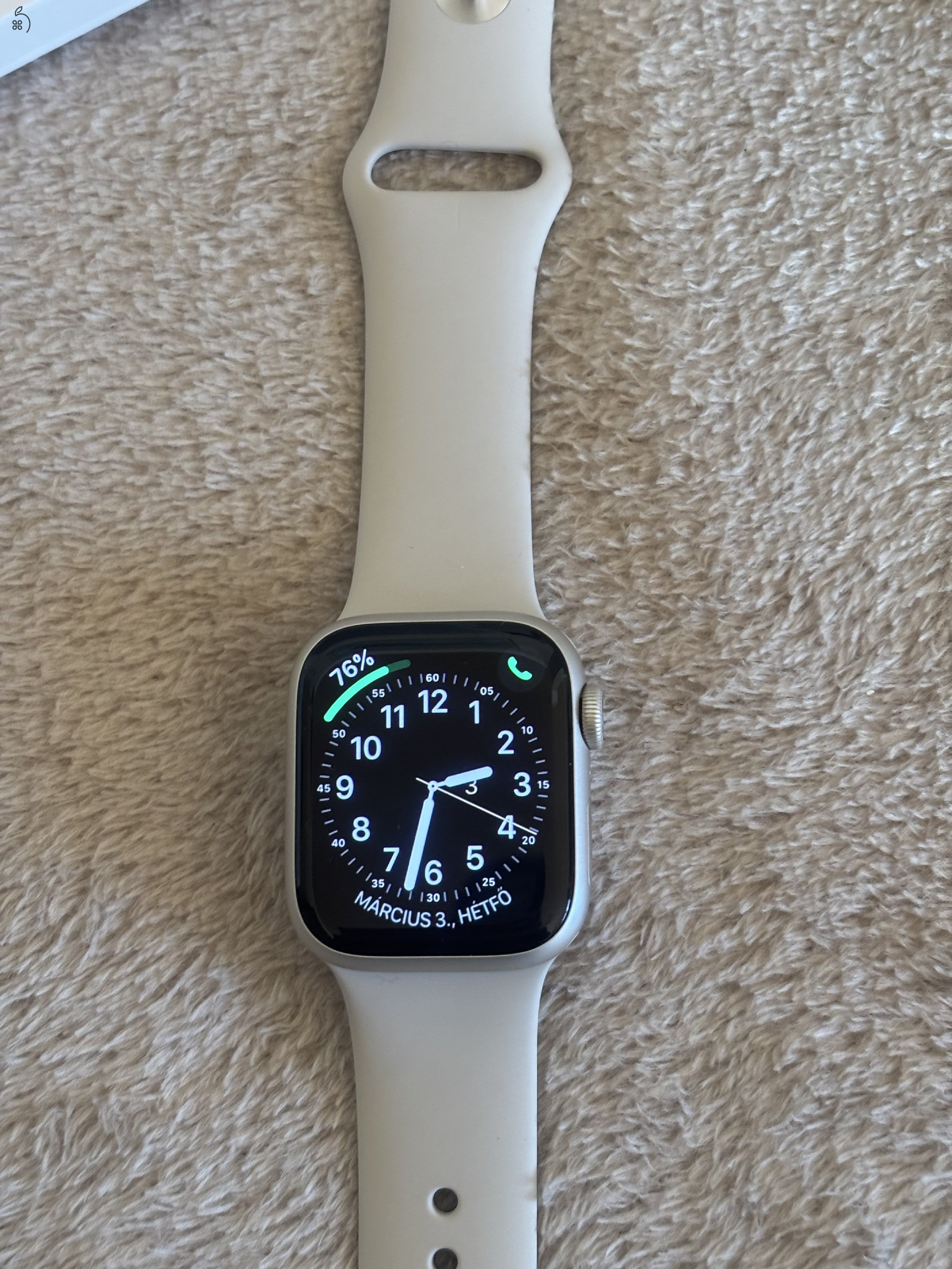 Apple watch 9 GPS csillag fény 100%