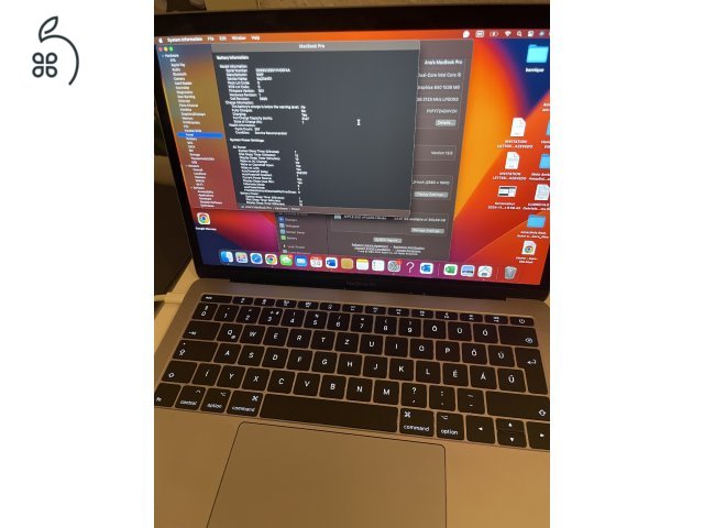 Macbook Pro 13” 2017, i5, 16GB, 256 GB