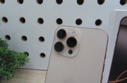 Apple iPhone 16 Pro Max - Desert Titanium - Használt, karcmentes