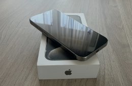 iPhone 15 Pro 256GB Natural Titanium, Független, Gyönyörű állapot, ajándék tok+fólia