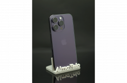 Apple iPhone 14 Pro 128 GB Deep Purple 100% akku - 12 HÓ GARANCIA