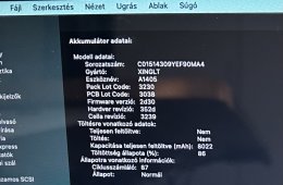 Eladó 13” macbook air  friss akkuval