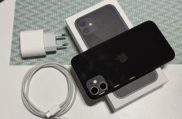 Apple Iphone 11, 64gb, kártyafüggetlen, karcmentes, gyári 96%-is akksi