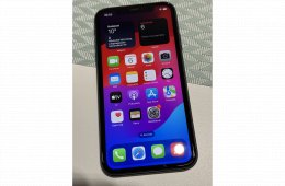 Apple Iphone 11, 64gb, kártyafüggetlen, karcmentes, gyári 96%-is akksi