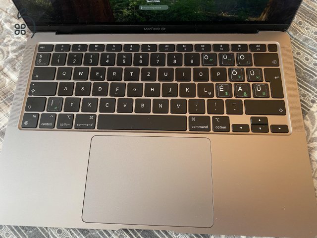 Eladó M1 MacBook Air 2020 256gb SSD 8GB RAM - 35 ciklus