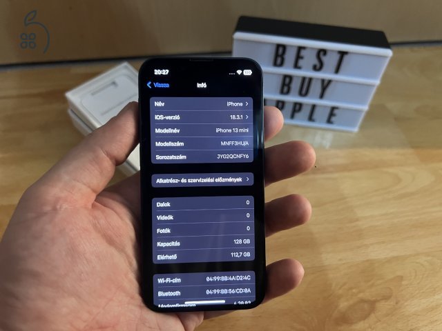 iPhone 13 Mini / 128GB / Gyárilag Független / Korrekt Áron Eladó ! ! !