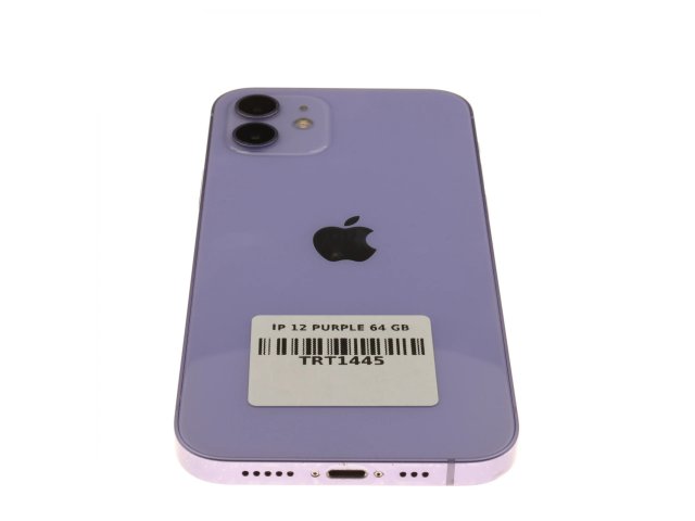 !! 1 ÉV GARANCIA !! Apple iPhone 12 64 GB Purple 100%