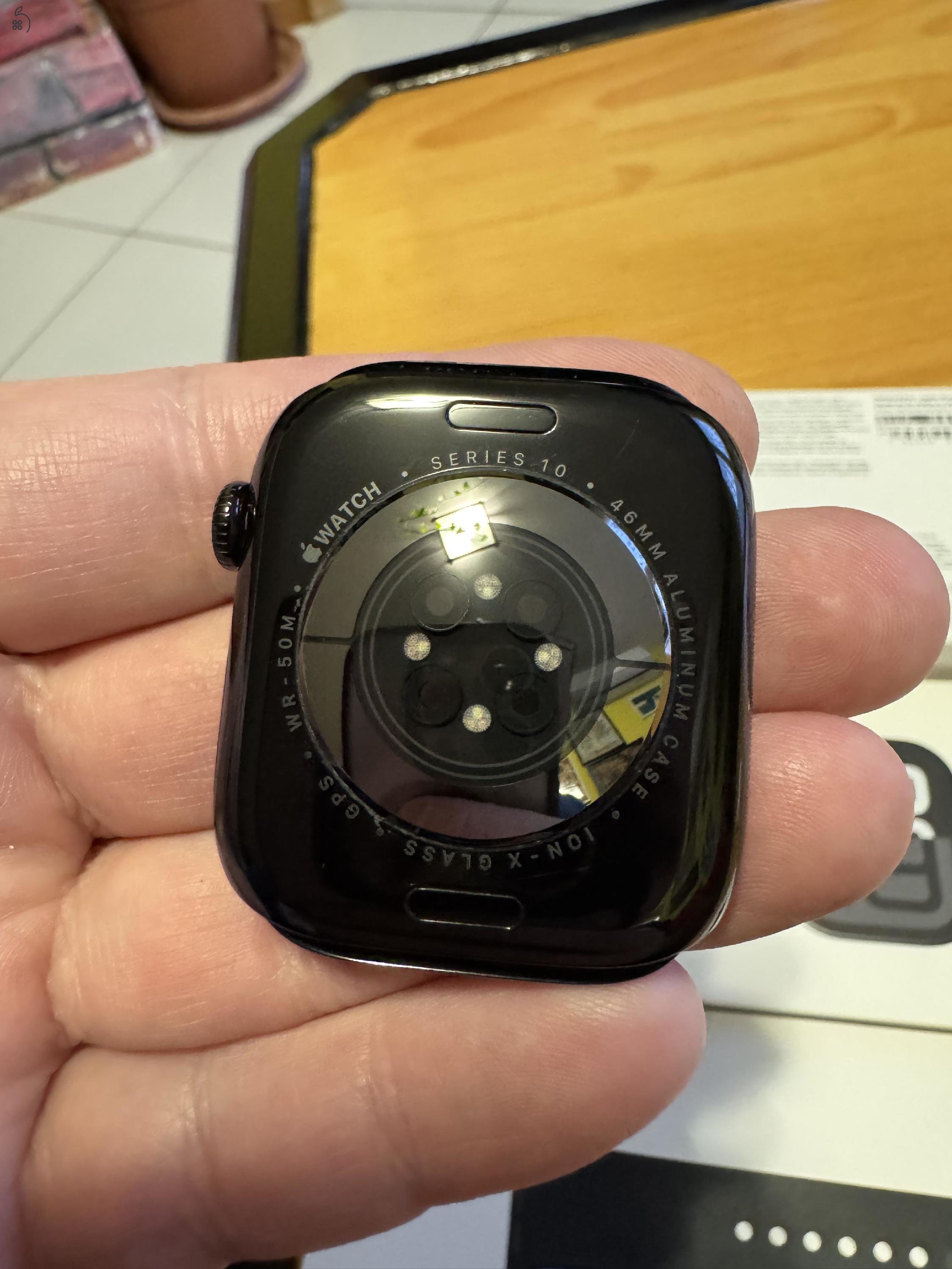 Apple watch series 10 46mm GPS+ biztosítással.