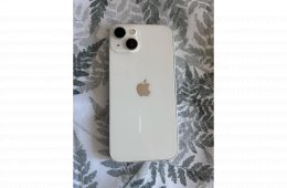 Eladó Iphone 13, 128 GB, fehér színű!