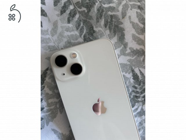 Eladó Iphone 13, 128 GB, fehér színű!