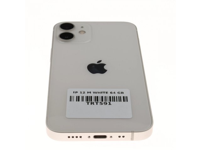 !! 1 ÉV GARANCIA !! Apple iPhone 12 Mini 64 GB White 100%