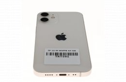 !! 1 ÉV GARANCIA !! Apple iPhone 12 Mini 64 GB White 100%