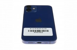 !! 1 ÉV GARANCIA !! Apple iPhone 12 Mini 64 GB Blue 100%