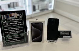 iPhone 15 Pro 128GB Független Megkímélt/1-3 hónap gar./Akku 89%/