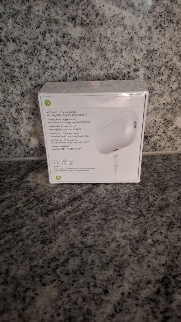 Új Apple airpods pro gen 2 (USB-c) garanciális 