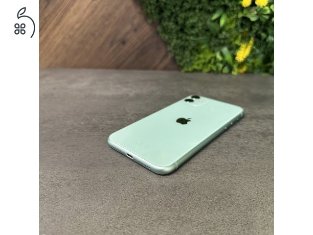 Újszerű Apple iPhone 11 64GB Zöld színben, új akkuval, független! - 1 év iON garanciával!