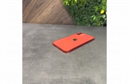 Újszerű Apple iPhone 12 Mini 128GB Red, új akkuval, független! - 1 év iON garanciával! 