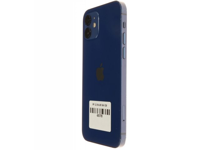 !! 1 ÉV GARANCIA !! Apple iPhone 12 64 GB Blue 100%