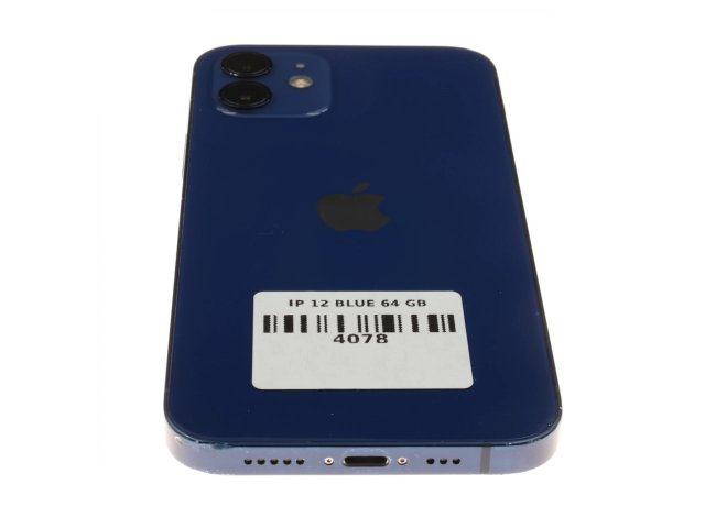 !! 1 ÉV GARANCIA !! Apple iPhone 12 64 GB Blue 100%