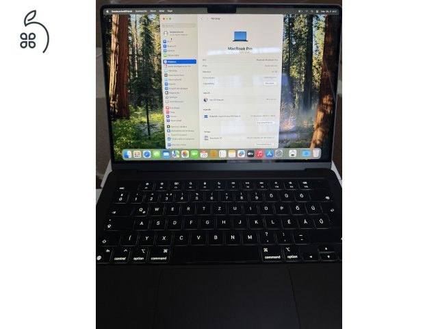 Szinte Új Macbook Pro 14' Black M3 Pro /18Gb ram/512Gb SSD 3 év apple garancia