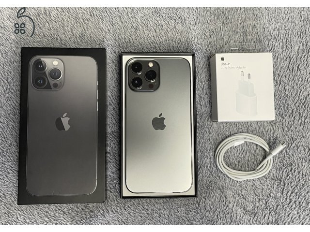 iPhone 13 Pro Max 128GB Graphite - AKKU 83% - nagyon szép, megkímélt állapotban 