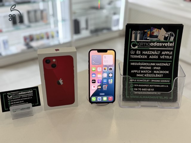 iPhone 13 128GB Független Megkímélt/1-3 hónap gar./Akku 88%/p4111